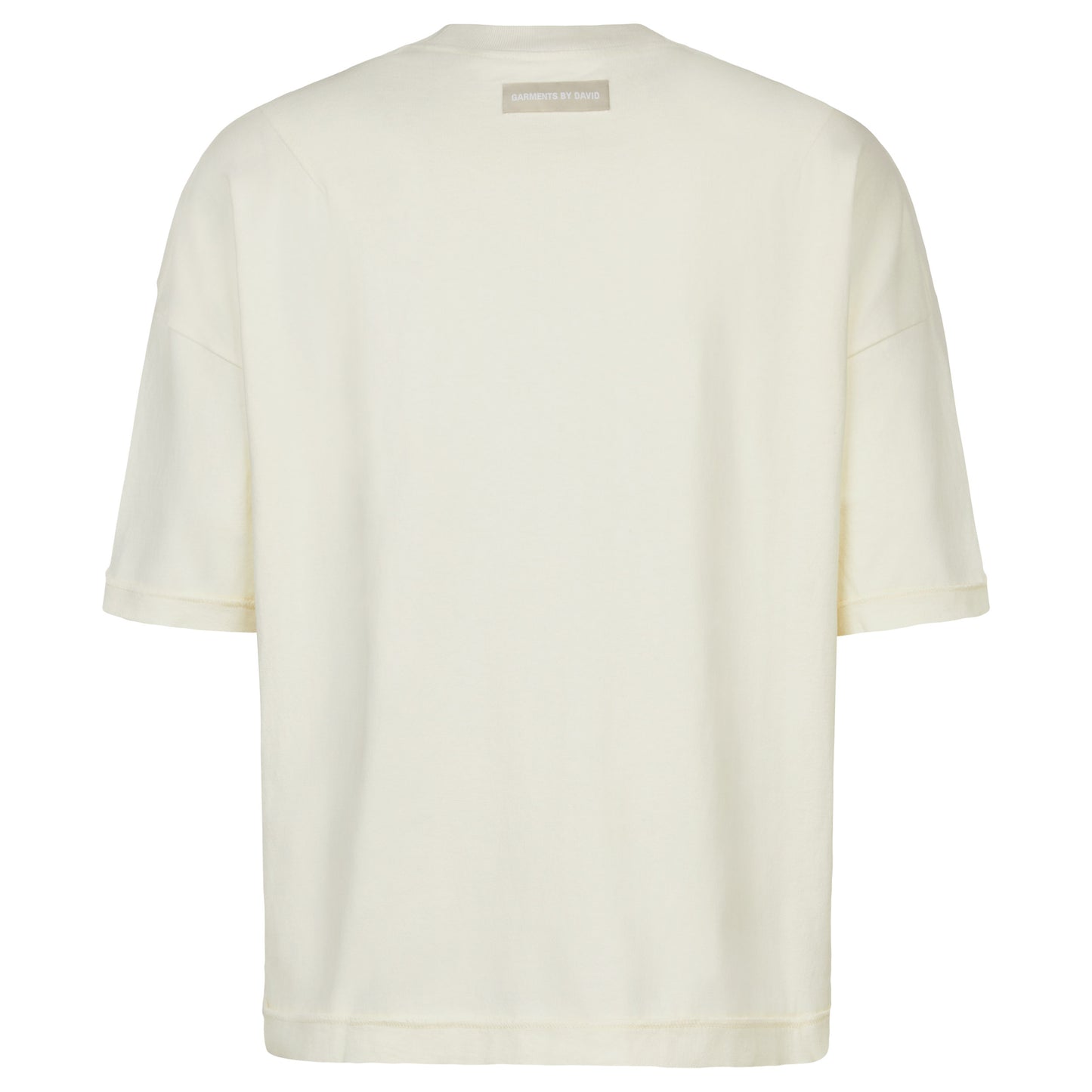 JEEJ REVERSIBLE INSIDE OUT TEE - IVORY WHITE