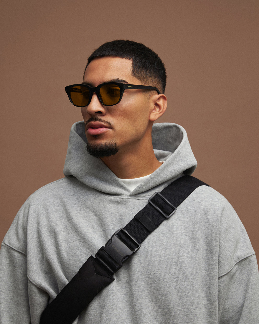 VISION SUNGLASSES - BLACK / ESPRESSO BROWN