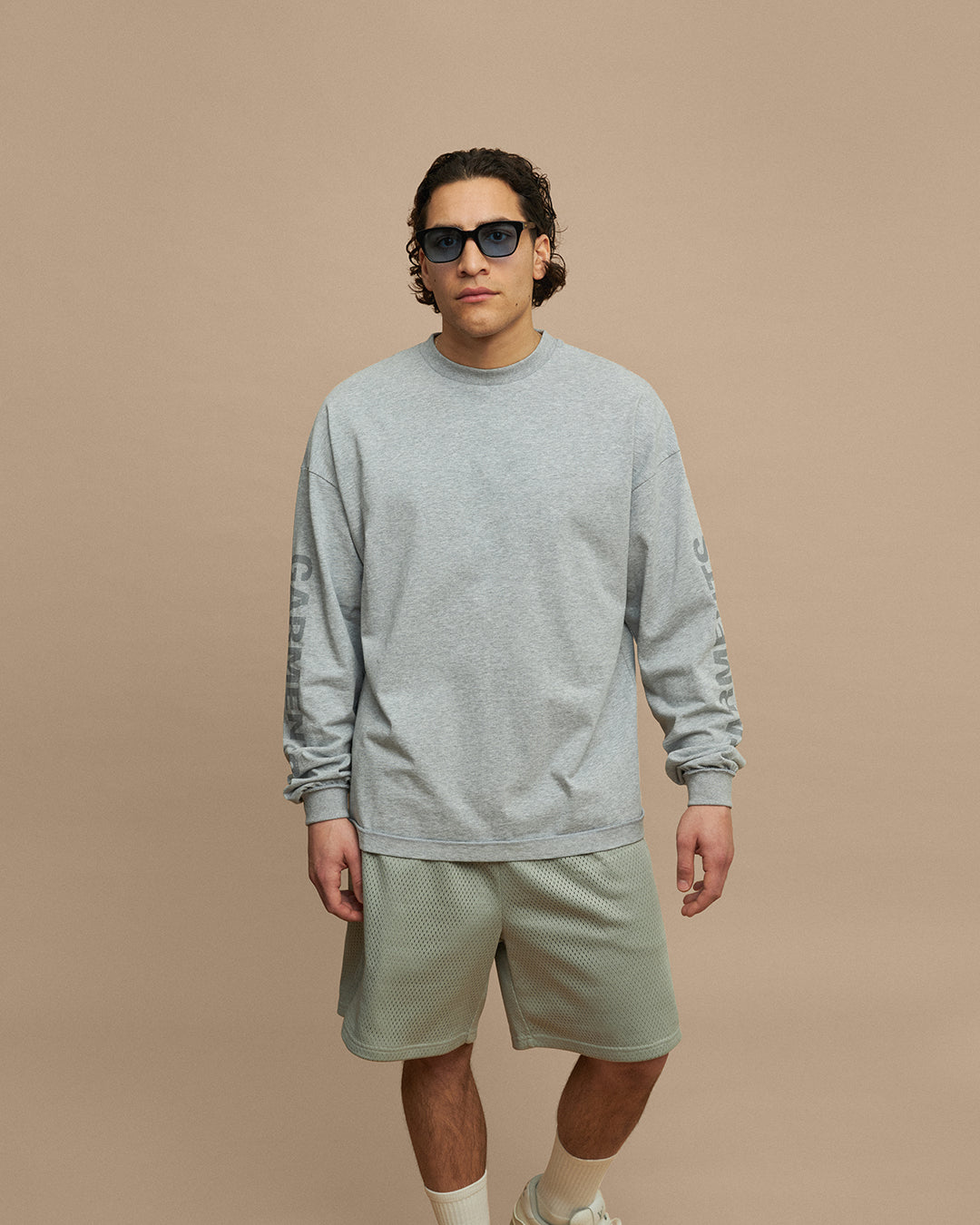 THE PERFECT MESH SHORTS - CEMENT GREY