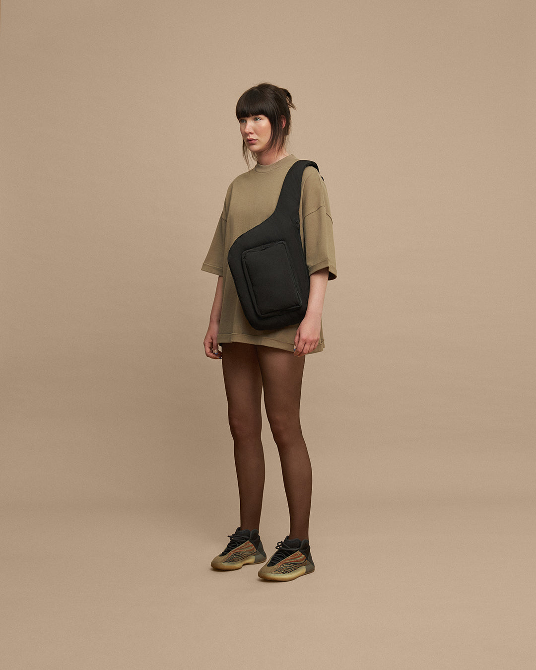 REVERSIBLE INSIDE OUT TEE - PERFECT TAUPE