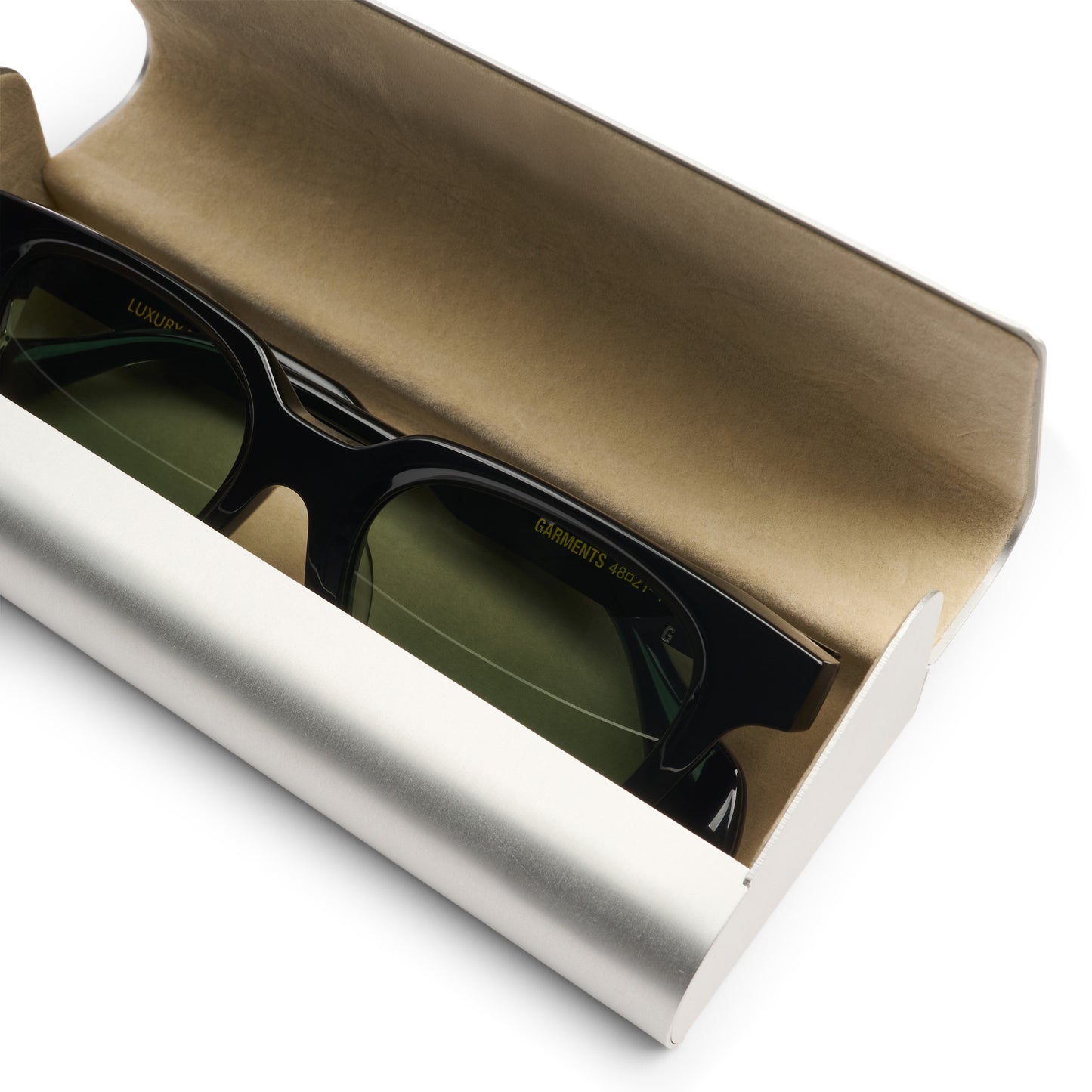 LUNA SUNGLASSES - BLACK / DARK JADE GREEN