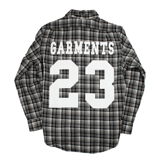 V FOREVER FLANNEL - GREY / BLACK (L)
