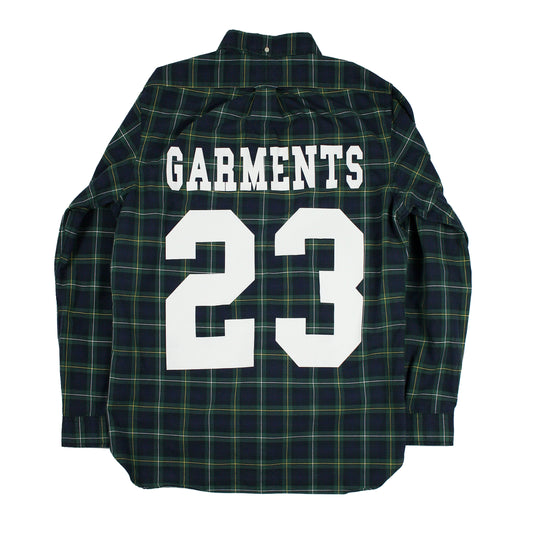 V FOREVER FLANNEL - NAVY / GREEN / YELLOW (L)