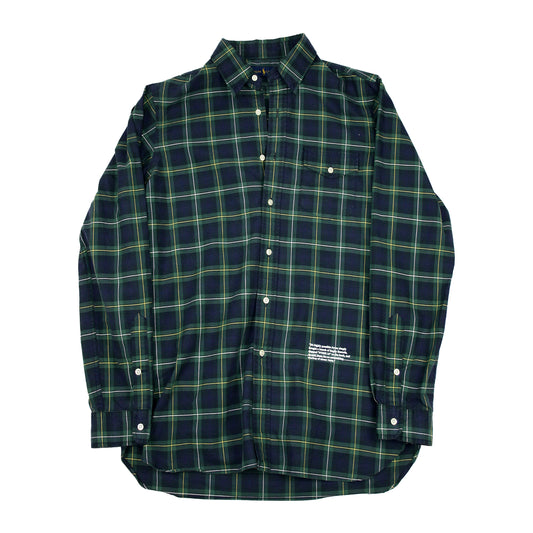 V FOREVER FLANNEL - NAVY / GREEN / YELLOW (L)