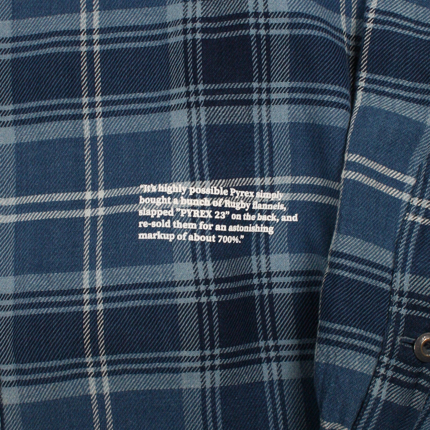 V FOREVER FLANNEL - NAVY (L)