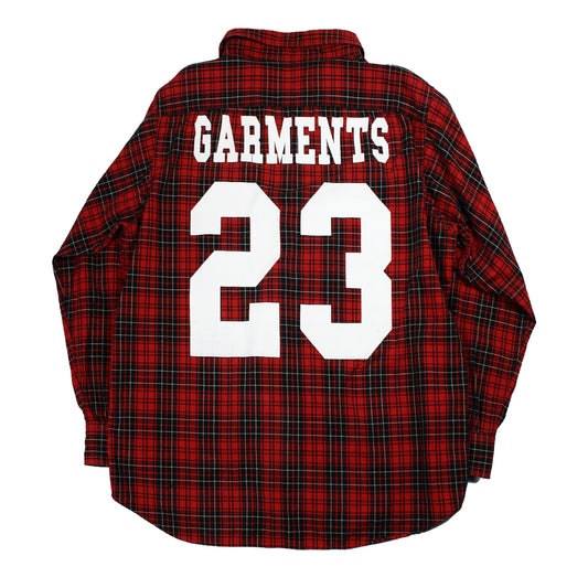 V FOREVER FLANNEL - RED / BLACK (XL)