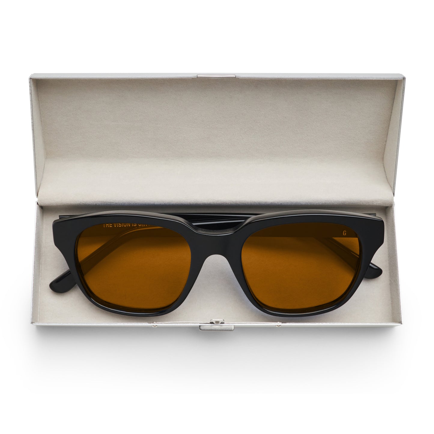 VISION SUNGLASSES - BLACK / ESPRESSO BROWN