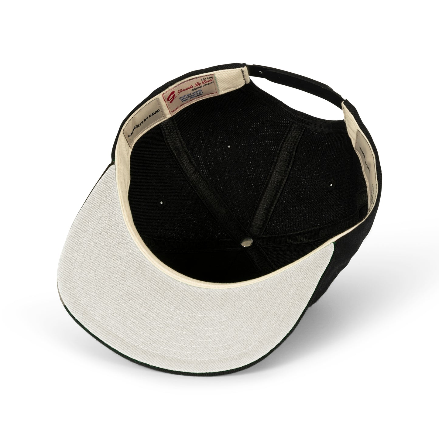 GARMENTS CAP - BLACK / CREAM WHITE