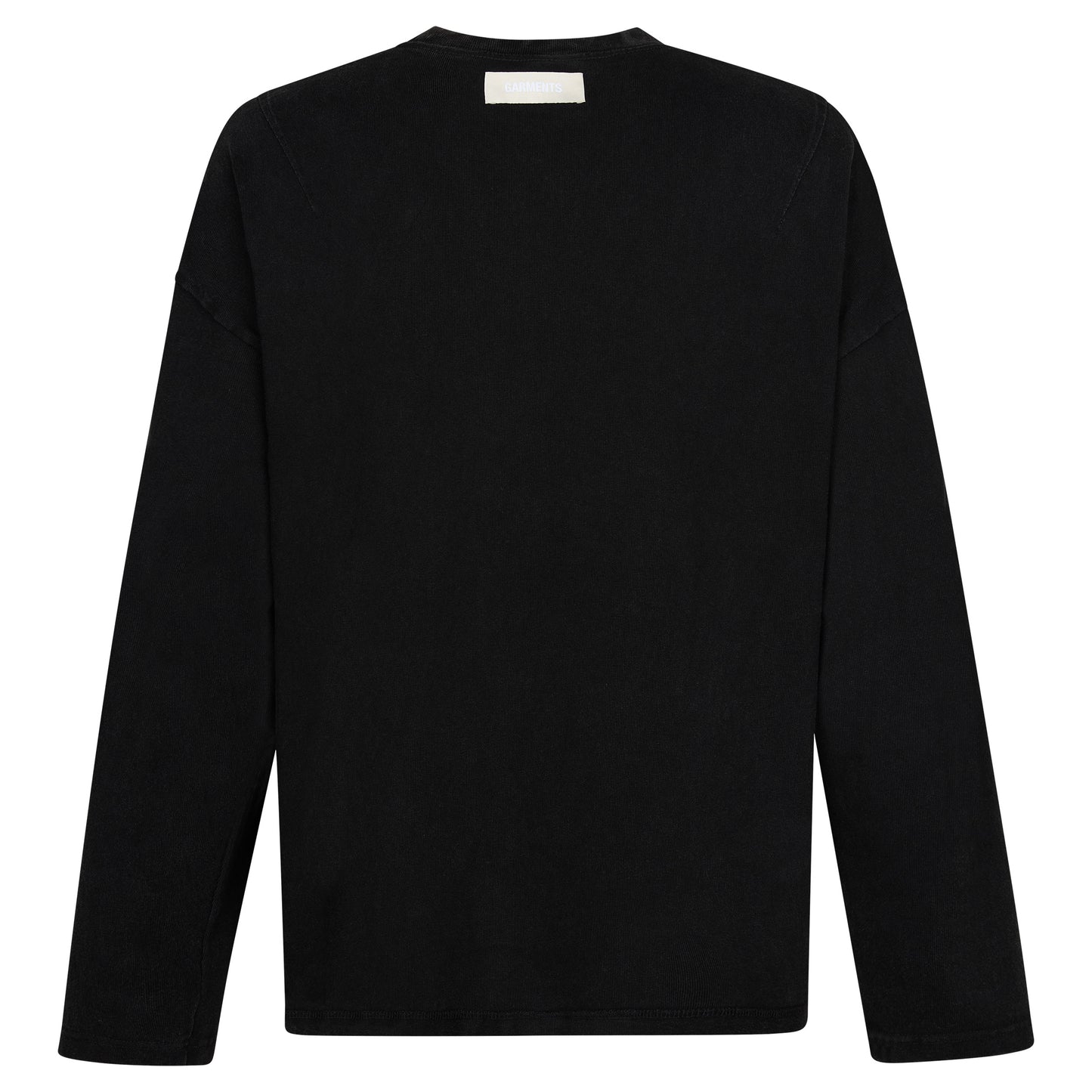 REVERSIBLE INSIDE OUT LONGSLEEVE - WASHED BLACK