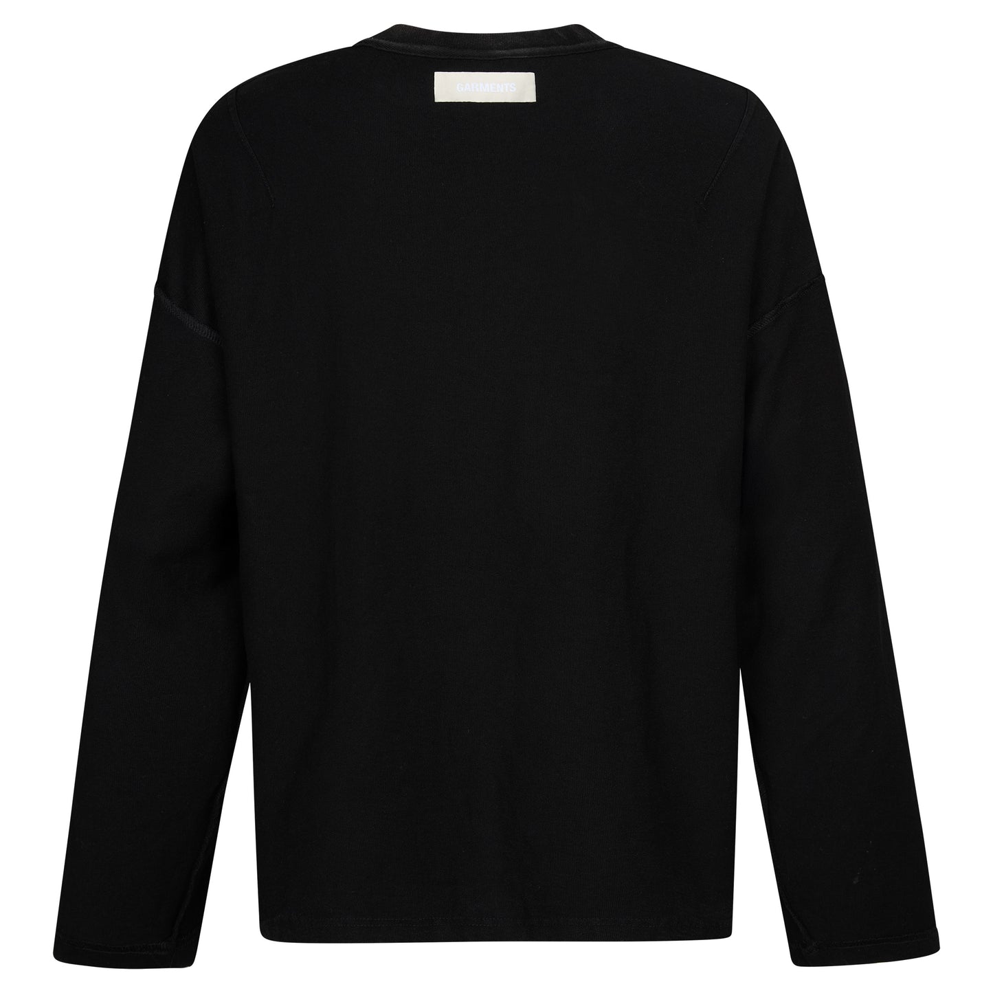 REVERSIBLE INSIDE OUT LONGSLEEVE V2 - WASHED BLACK