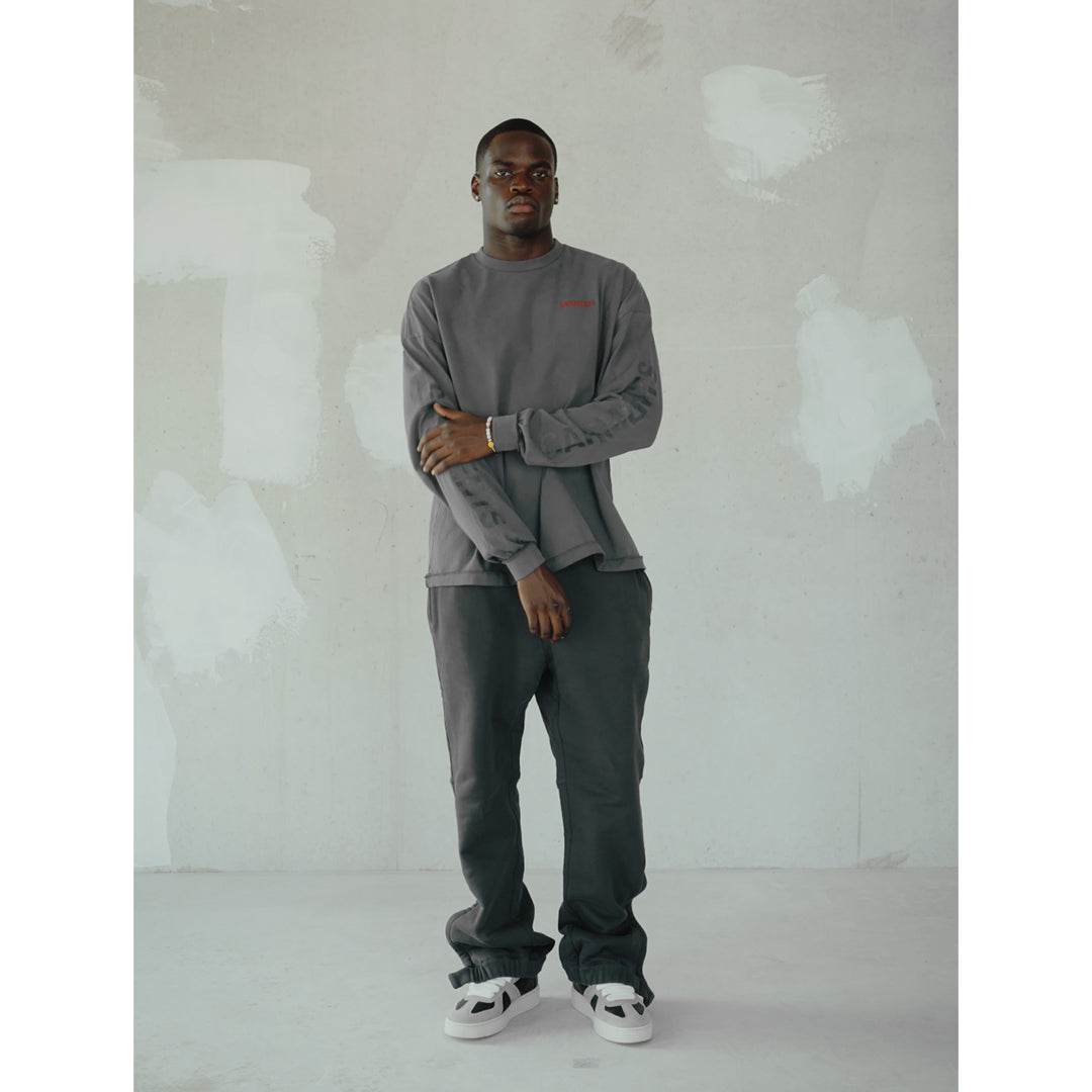 ANGEL INSIDE OUT LONGSLEEVE - SUNFADED CONCRETE GREY *PRE-ORDER*