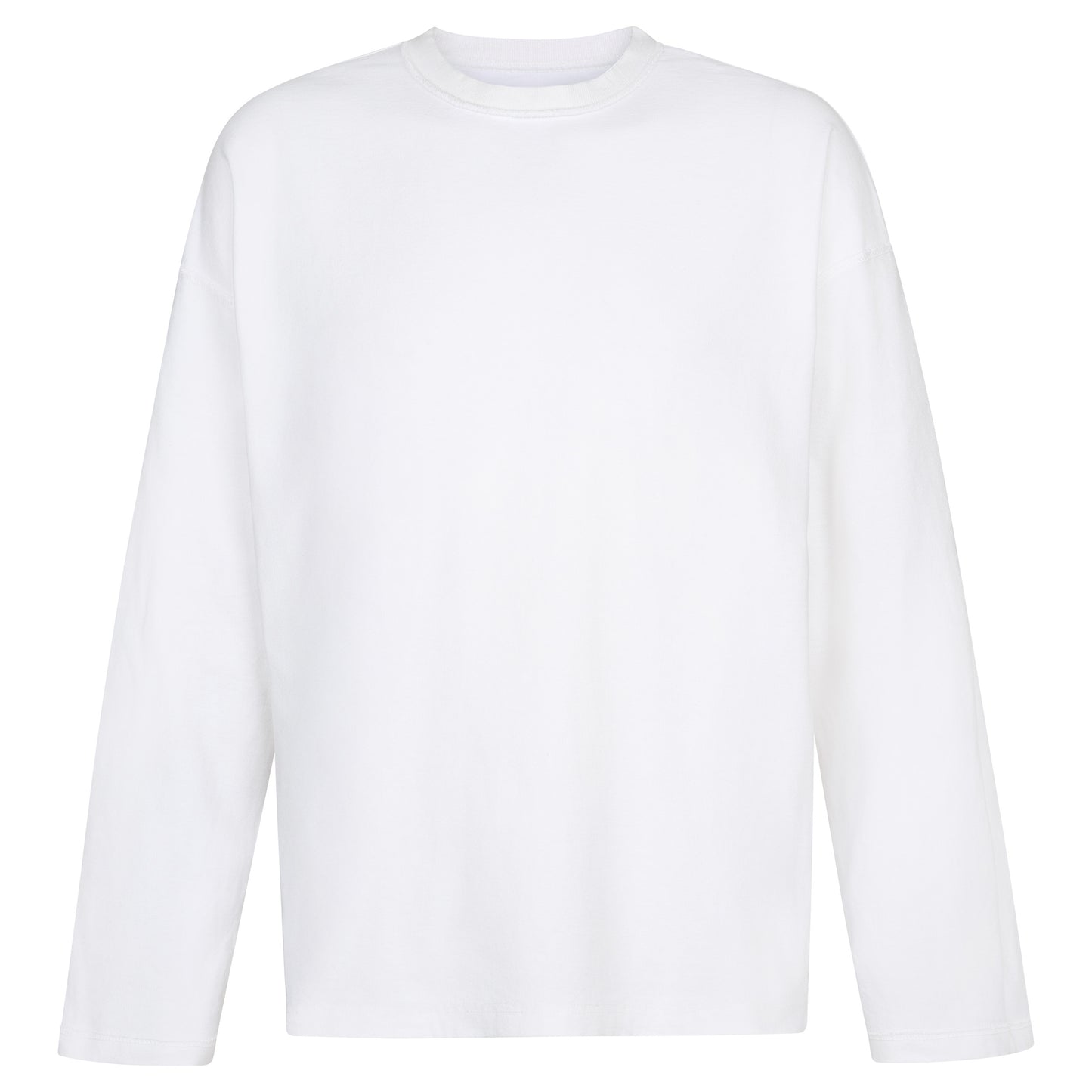 REVERSIBLE INSIDE OUT LONGSLEEVE - DOVE WHITE