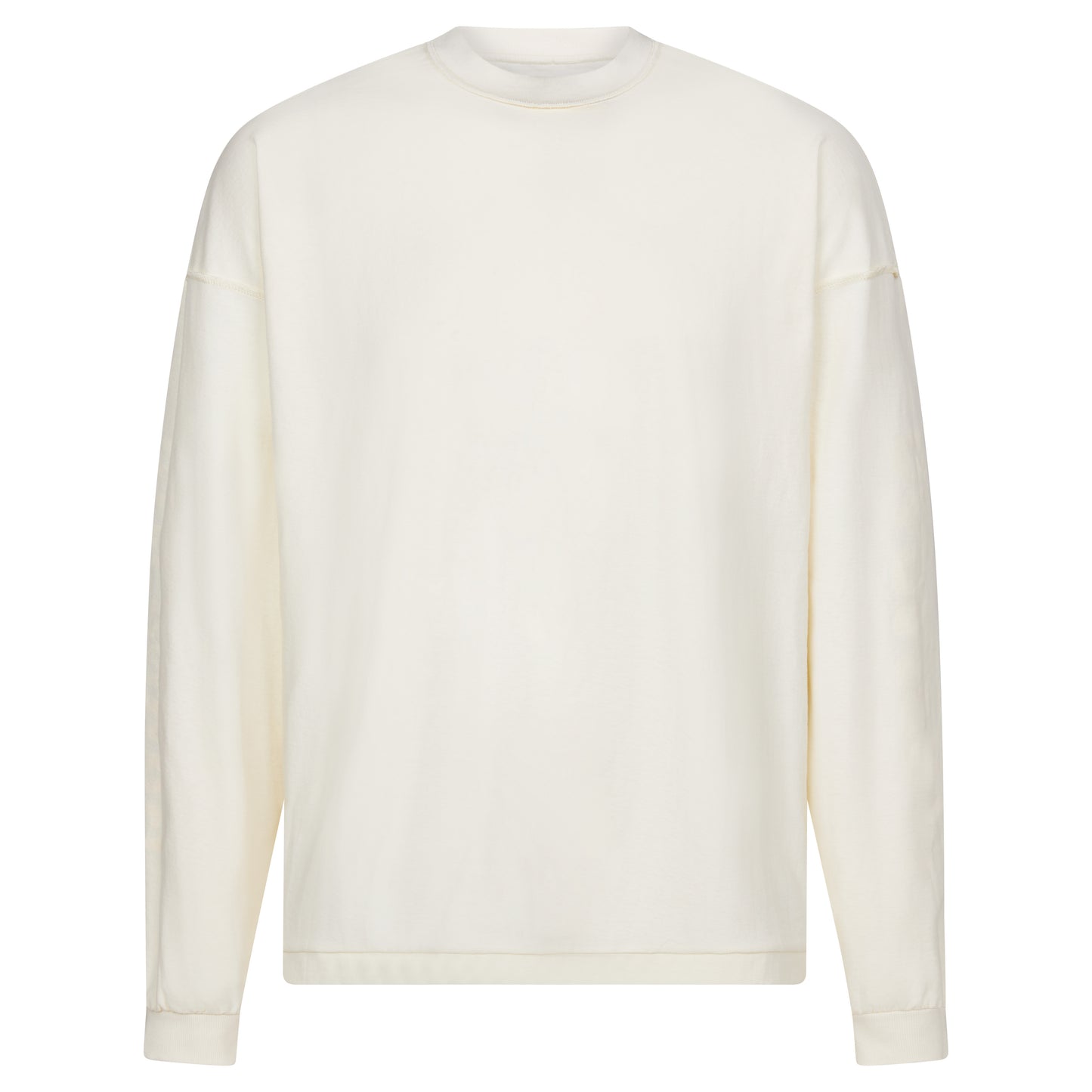 REVERSIBLE INSIDE OUT LONGSLEEVE - IVORY WHITE
