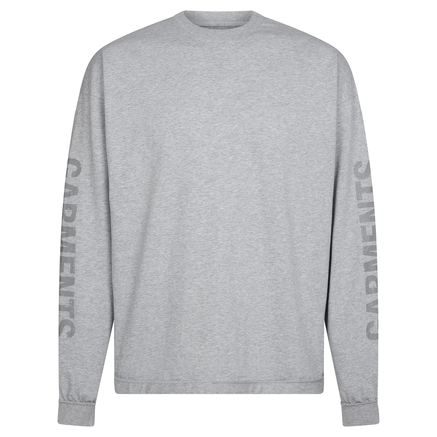 REVERSIBLE INSIDE OUT LONGSLEEVE - HEATHER GREY