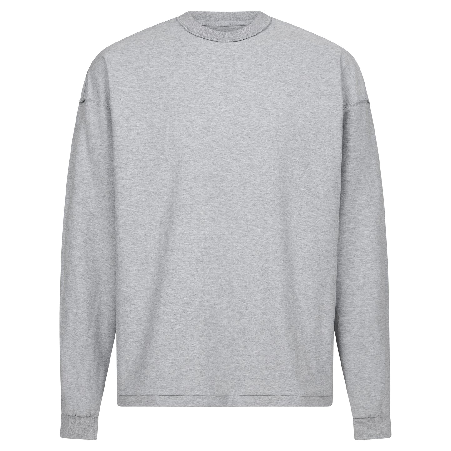 REVERSIBLE INSIDE OUT LONGSLEEVE - HEATHER GREY
