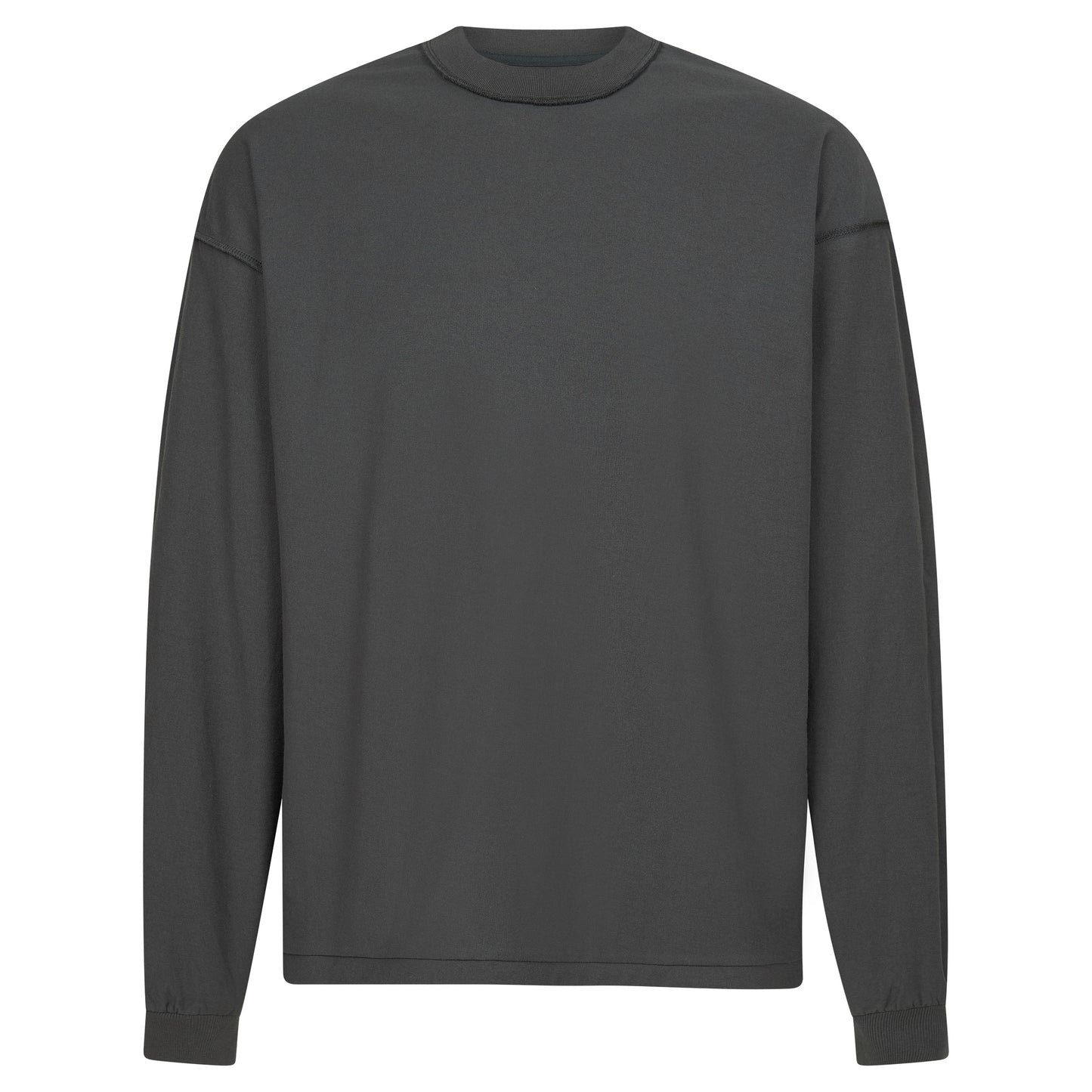 REVERSIBLE INSIDE OUT LONGSLEEVE - SUNFADED CONCRETE GREY