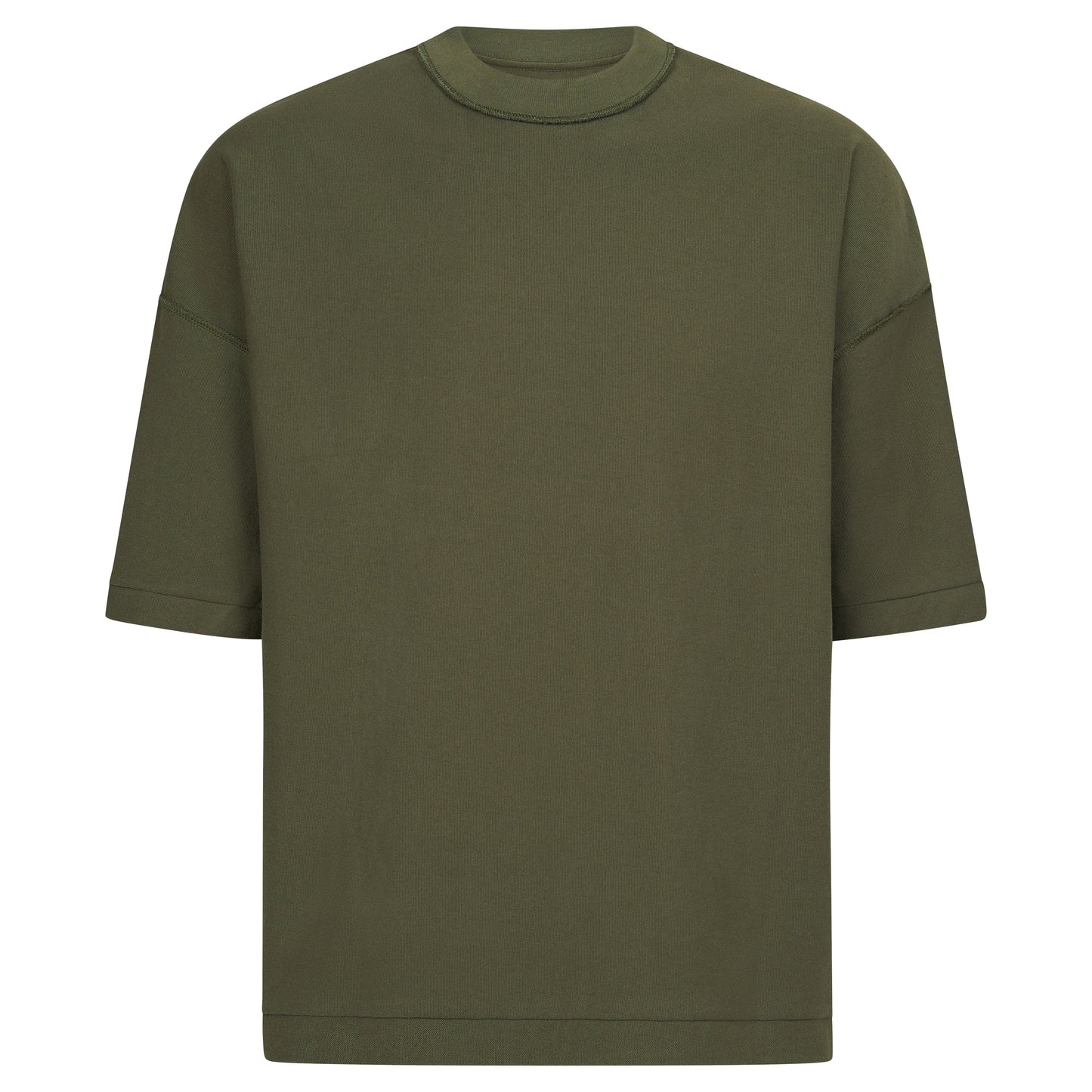 REVERSIBLE INSIDE OUT TEE - DARK SAGE GREEN