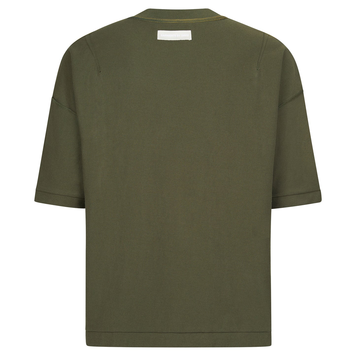 REVERSIBLE INSIDE OUT TEE - DARK SAGE GREEN