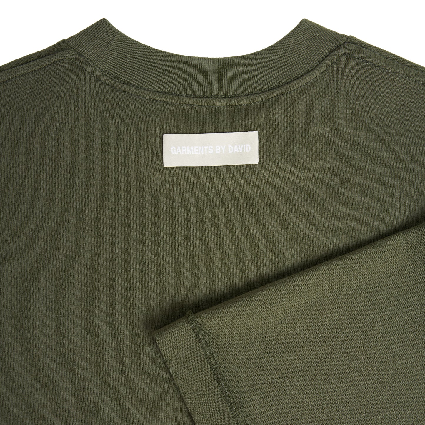REVERSIBLE INSIDE OUT TEE - DARK SAGE GREEN