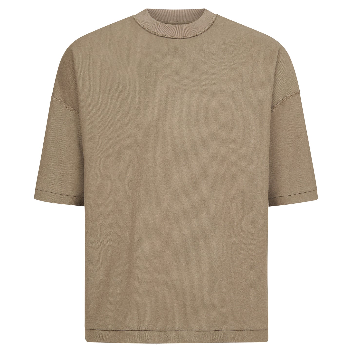 REVERSIBLE INSIDE OUT TEE - PERFECT TAUPE