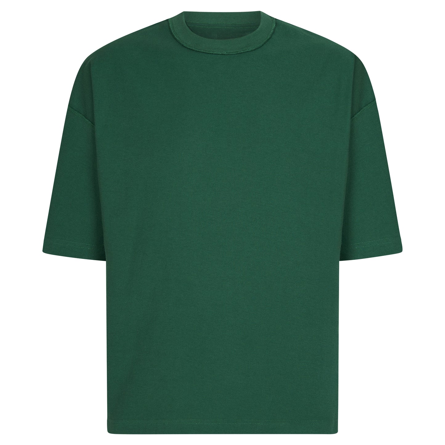 REVERSIBLE INSIDE OUT TEE - DARK JADE GREEN