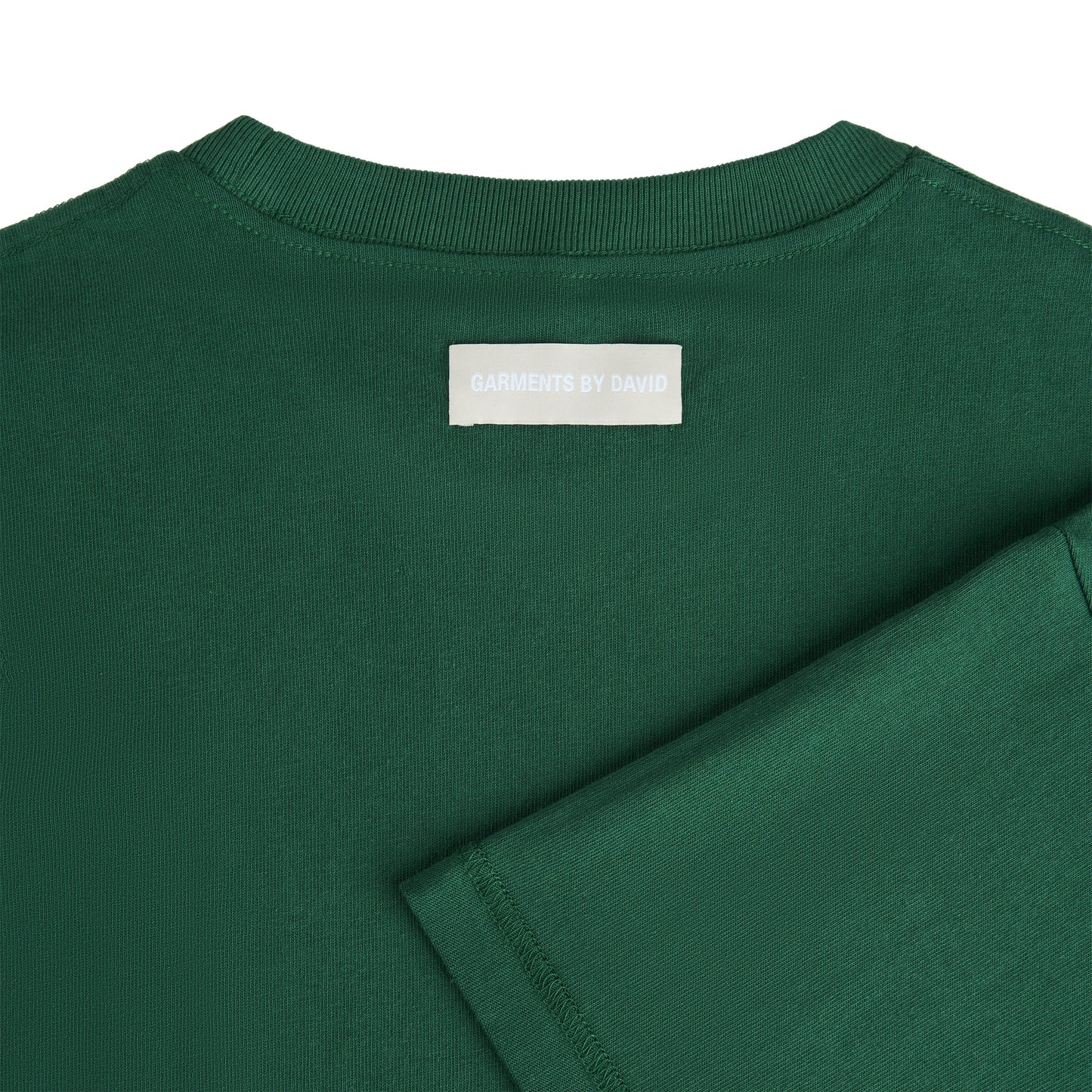 REVERSIBLE INSIDE OUT TEE - DARK JADE GREEN