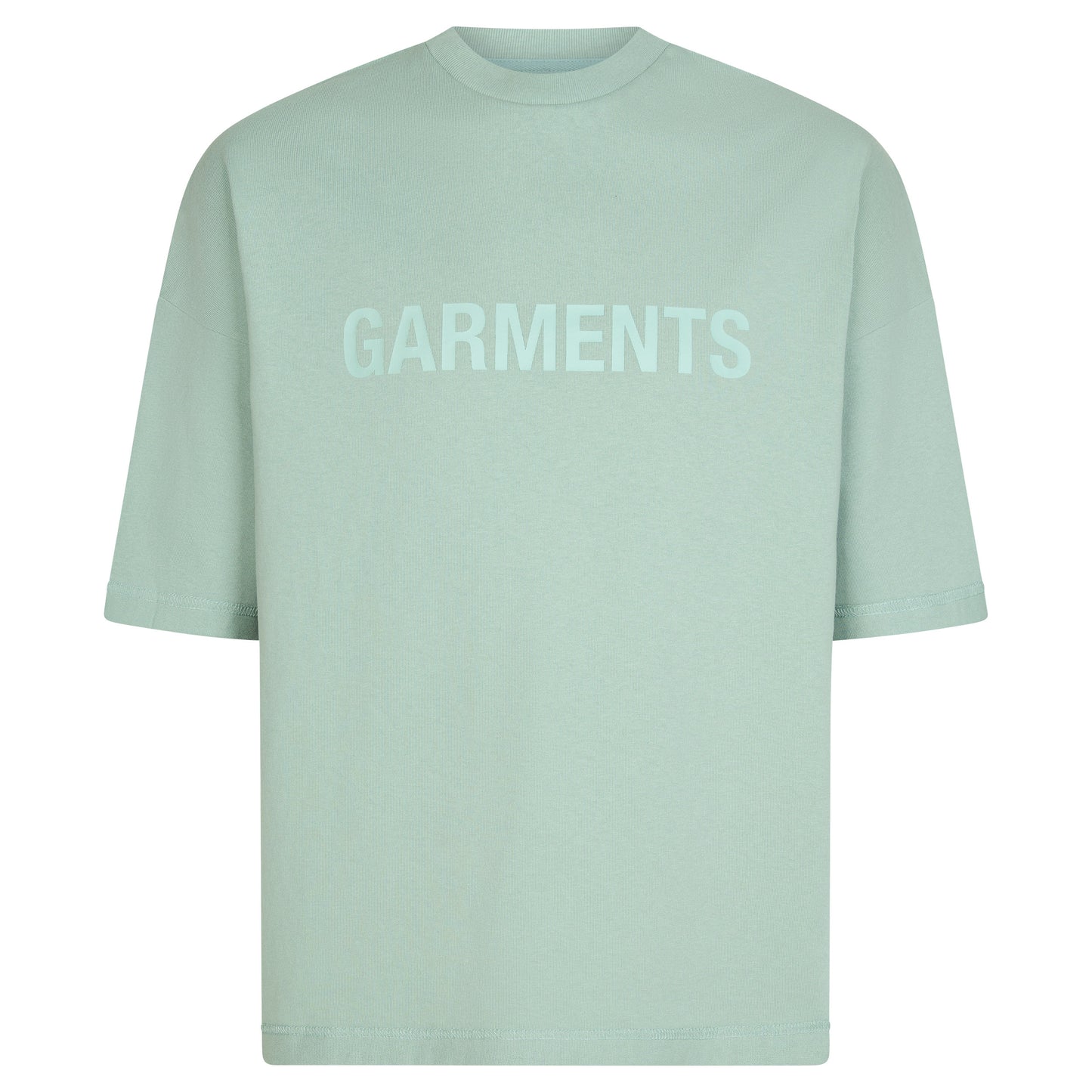 LOGO REVERSIBLE INSIDE OUT TEE - GLACIER BLUE