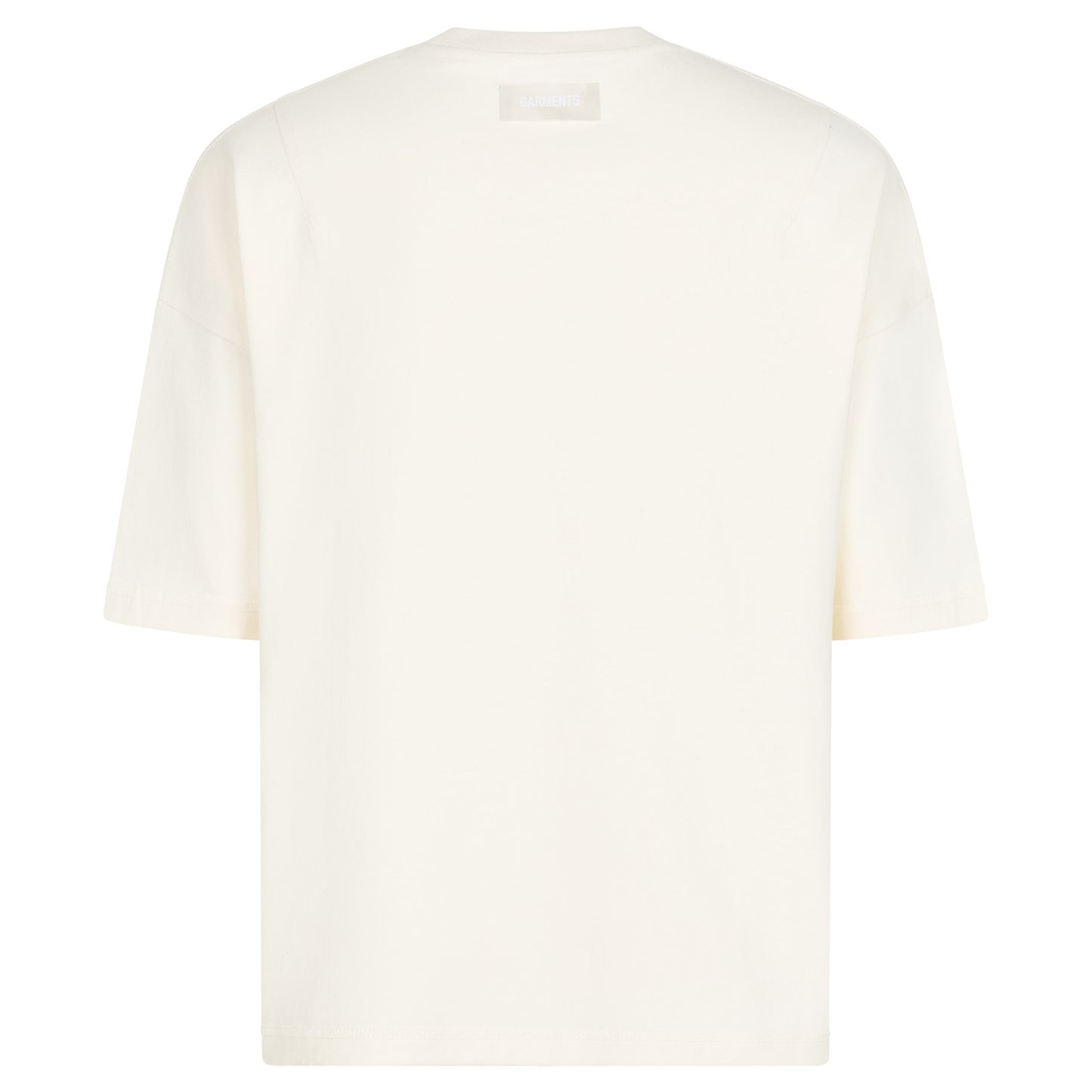 LOGO REVERSIBLE INSIDE OUT TEE - IVORY WHITE