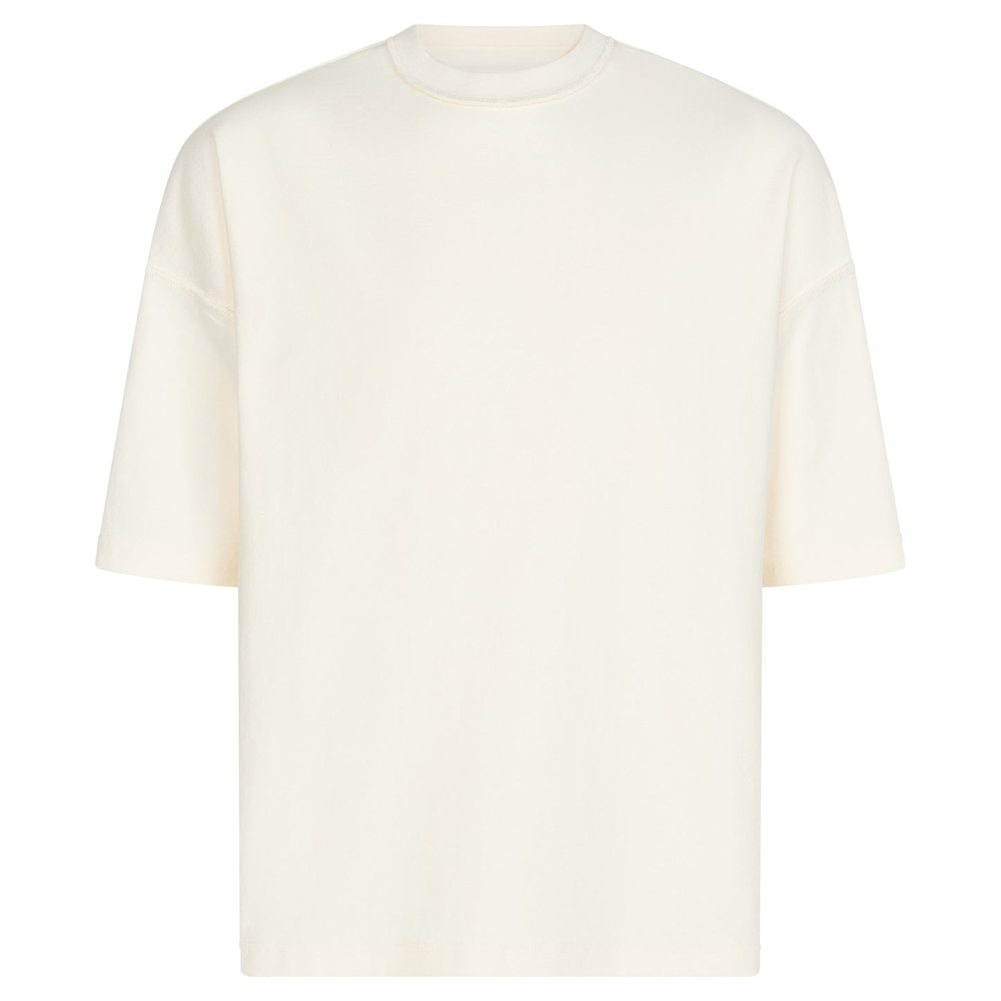 LOGO REVERSIBLE INSIDE OUT TEE - IVORY WHITE