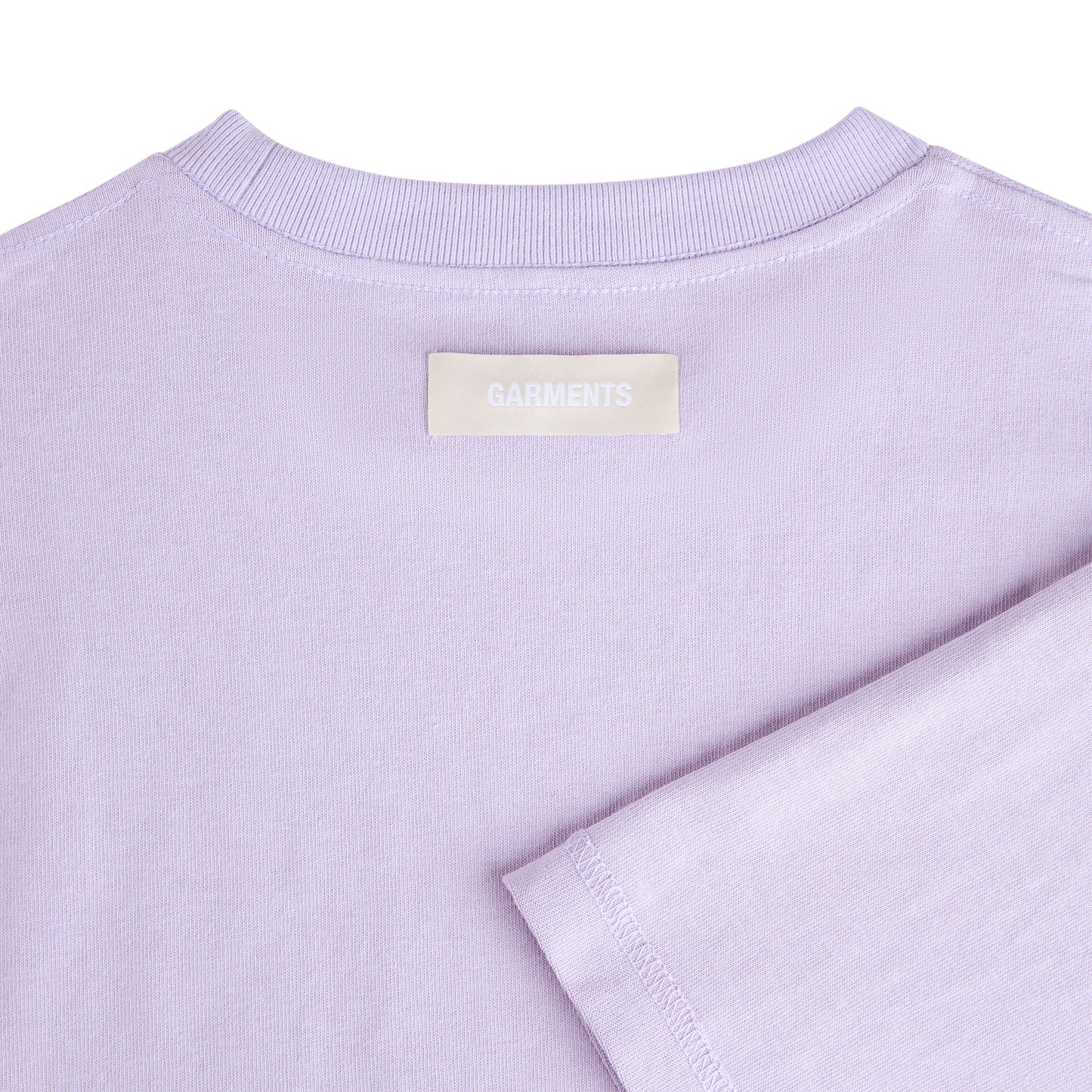 LOGO REVERSIBLE INSIDE OUT TEE - LAVENDER PURPLE