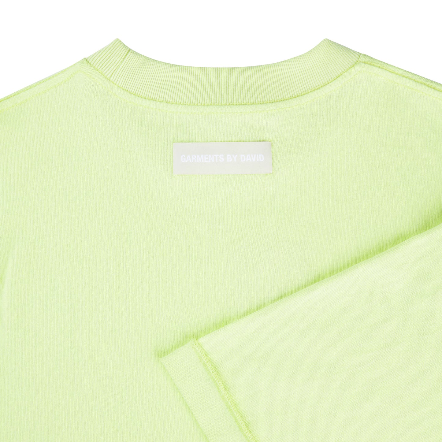 REVERSIBLE INSIDE OUT TEE - LIME CREAM
