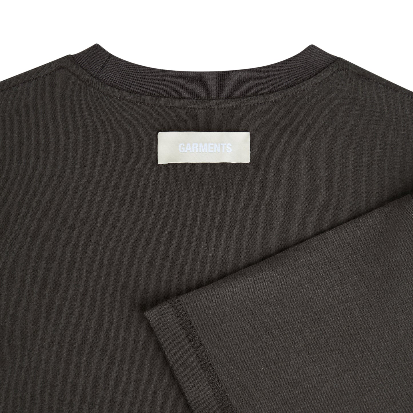 LOGO REVERSIBLE INSIDE OUT TEE - SUNFADED ANTHRACITE