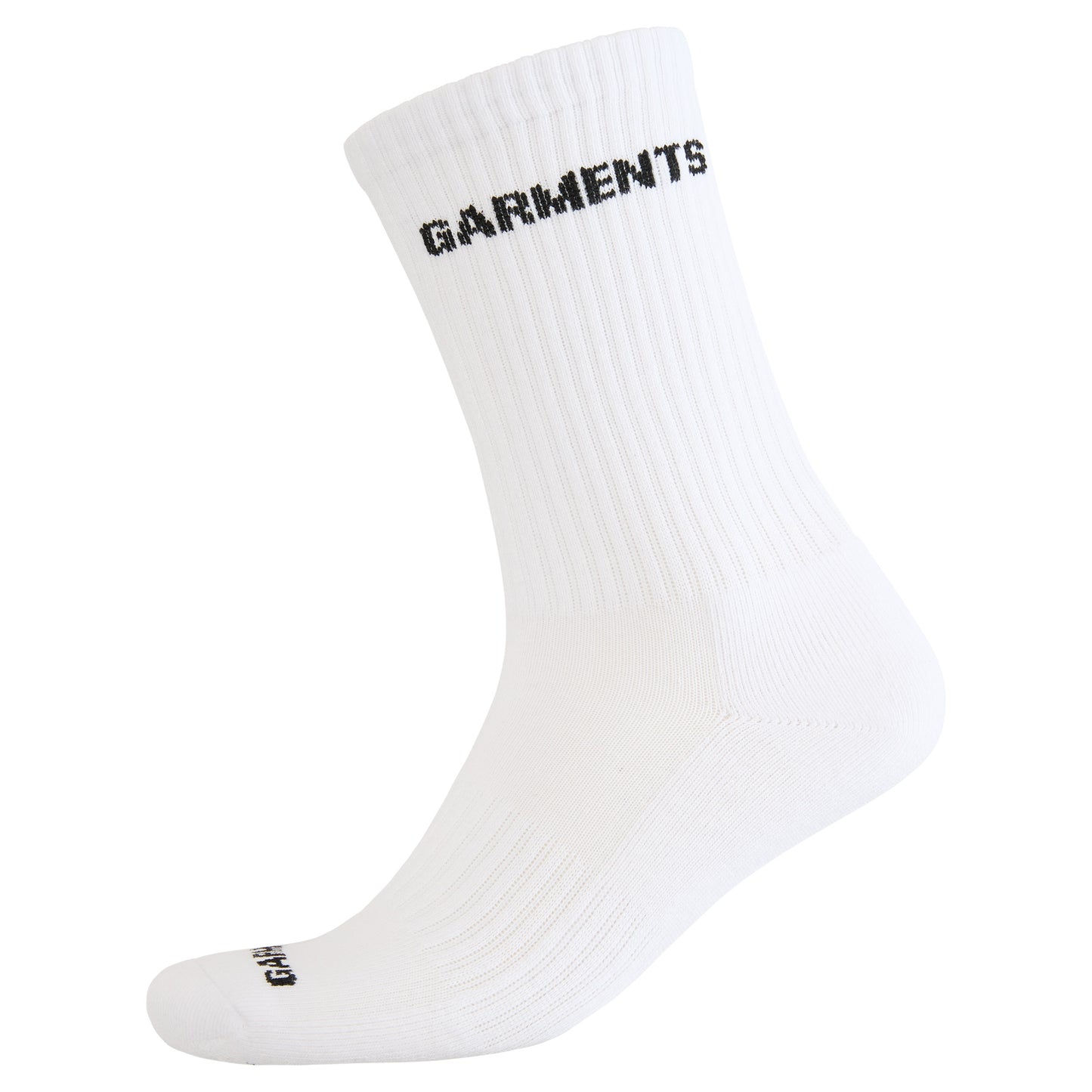 LOGO SOCKS TWO PACK - WHITE