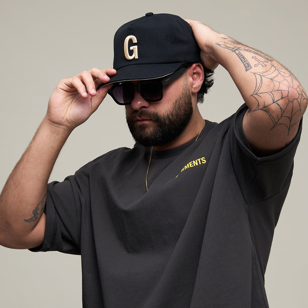 VISION SUNGLASSES V2 - BLACK / SHADOW GREY