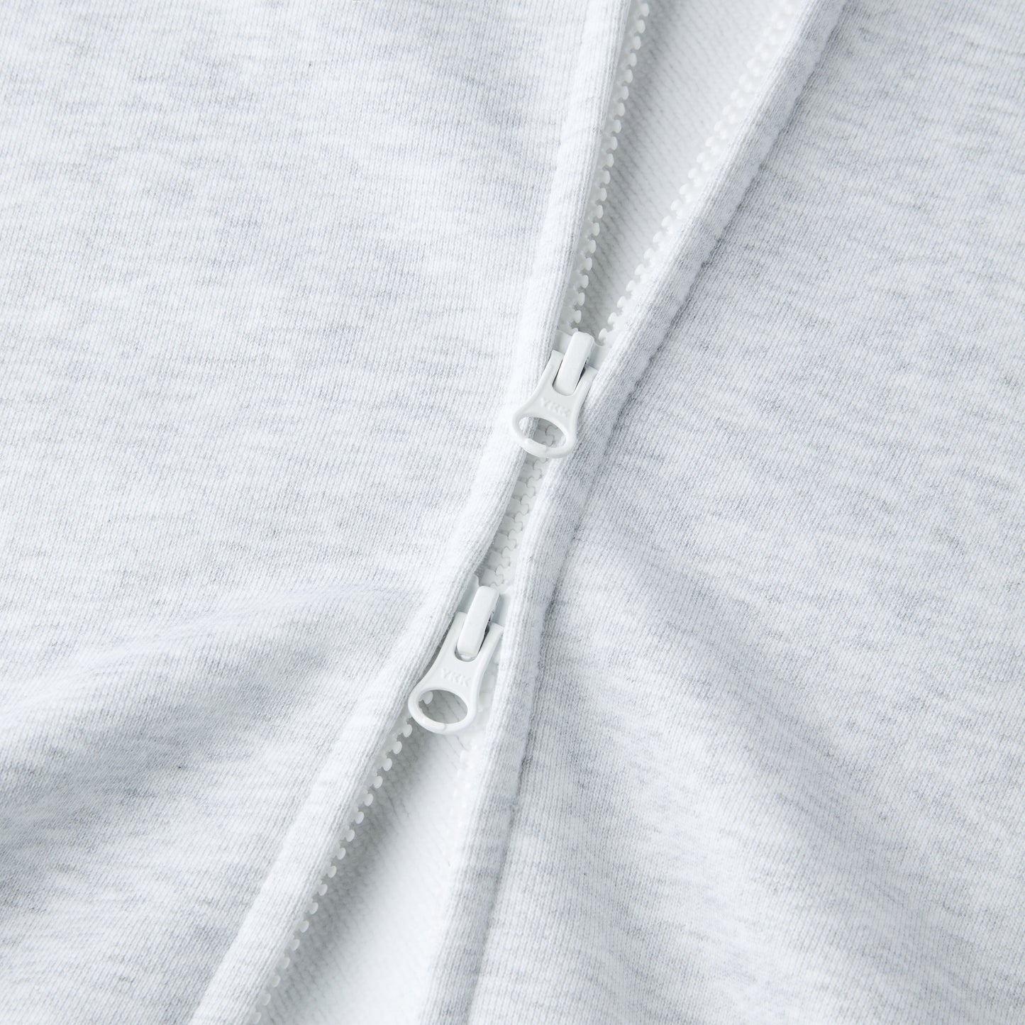 THE PERFECT ZIP HOODIE - DOVE HEATHER GREY