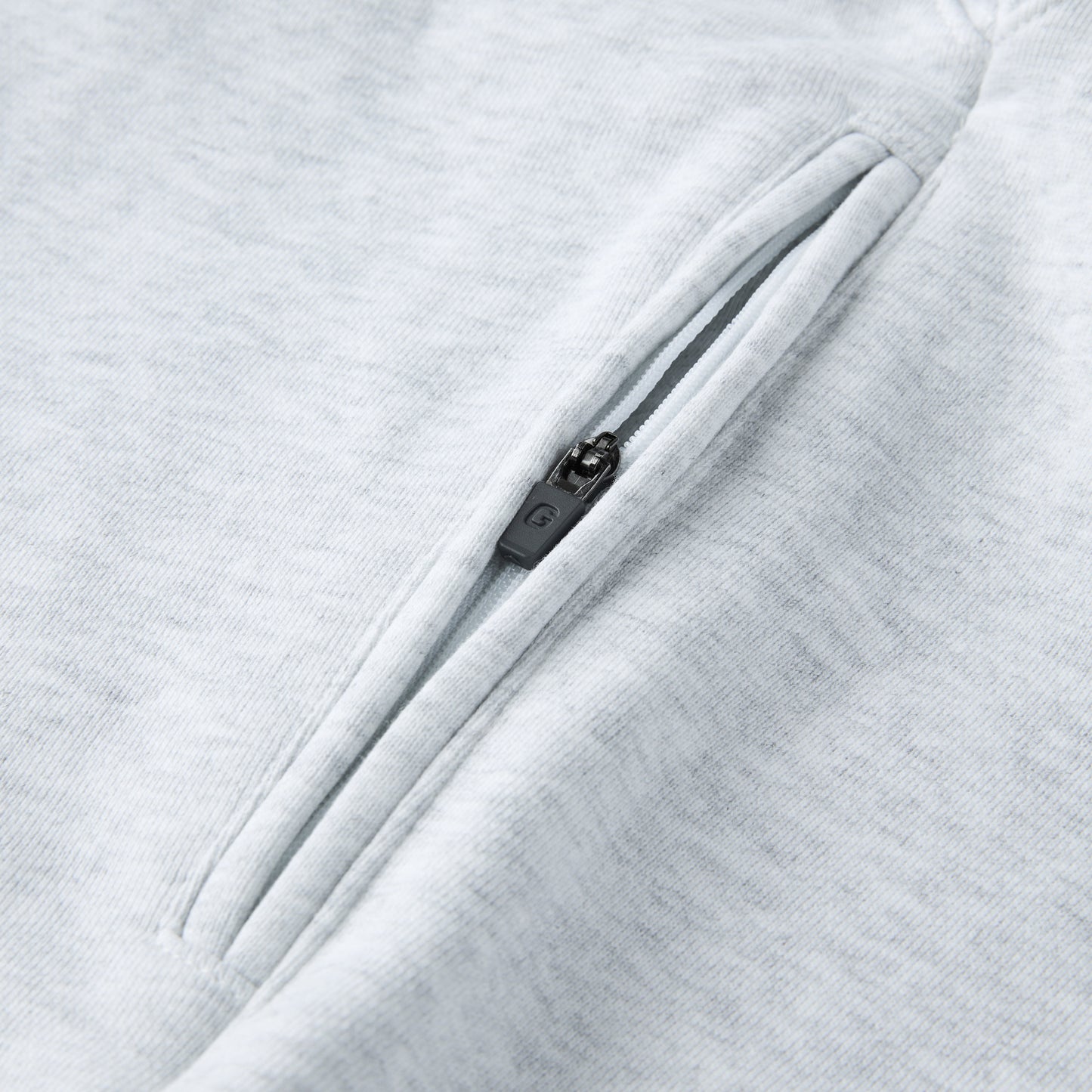 THE PERFECT ZIP HOODIE - DOVE HEATHER GREY