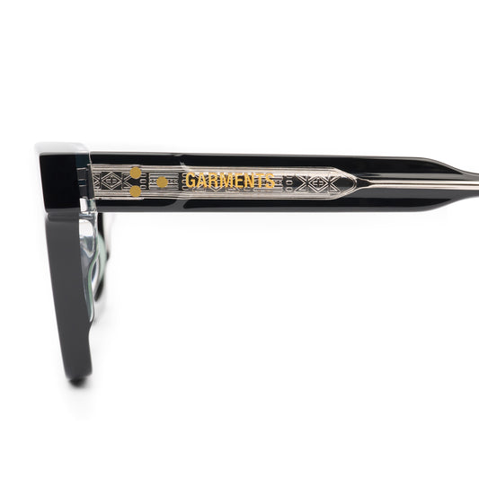 LUNA SUNGLASSES - BLACK / DARK JADE GREEN