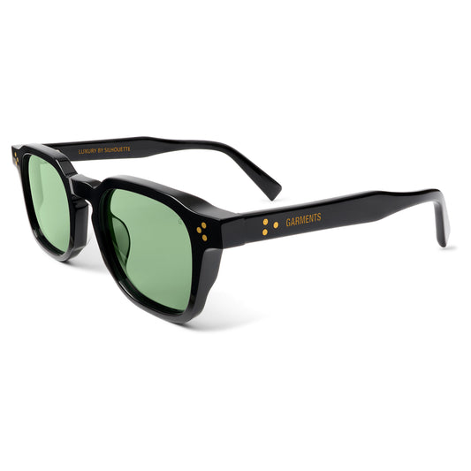 LEROY SUNGLASSES - BLACK / DARK JADE GREEN