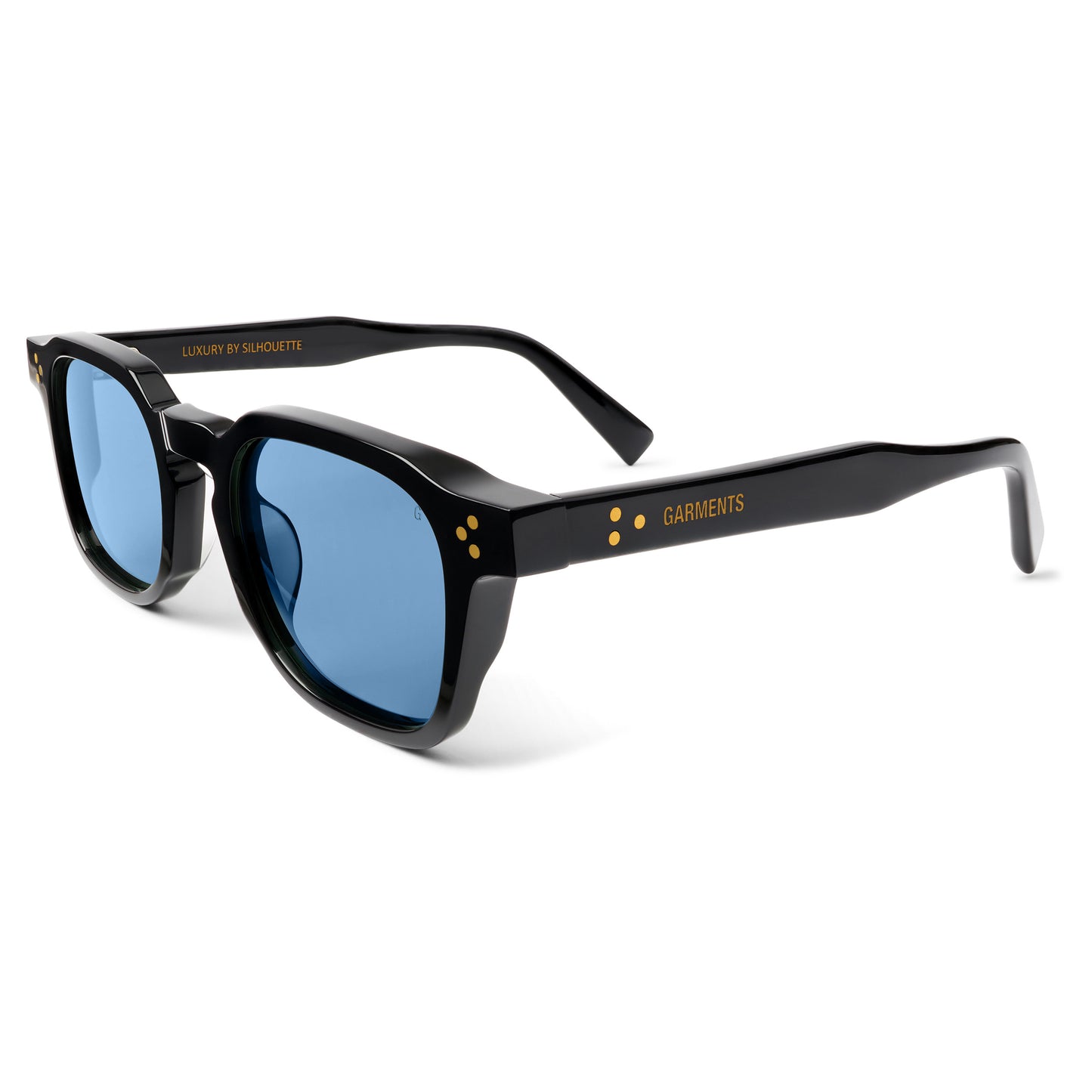 LEROY SUNGLASSES - BLACK / ARCTIC BLUE