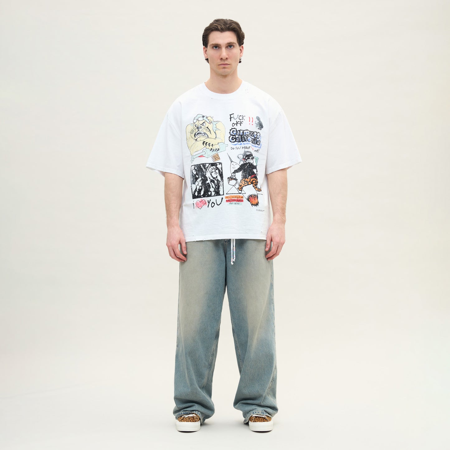 PERFECT VINTAGE TEE - FUCK OFF