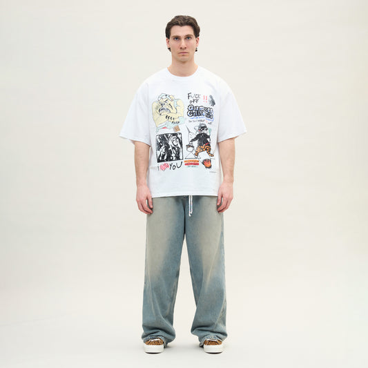PERFECT VINTAGE TEE - FUCK OFF
