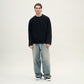 REVERSIBLE INSIDE OUT LONGSLEEVE - WASHED BLACK