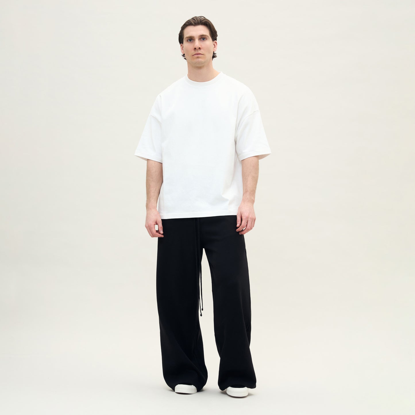 REVERSIBLE INSIDE OUT TEE - DOVE WHITE