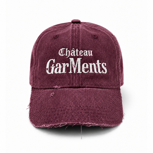 CHÂTEAU CAP - WASHED BURGUNDY