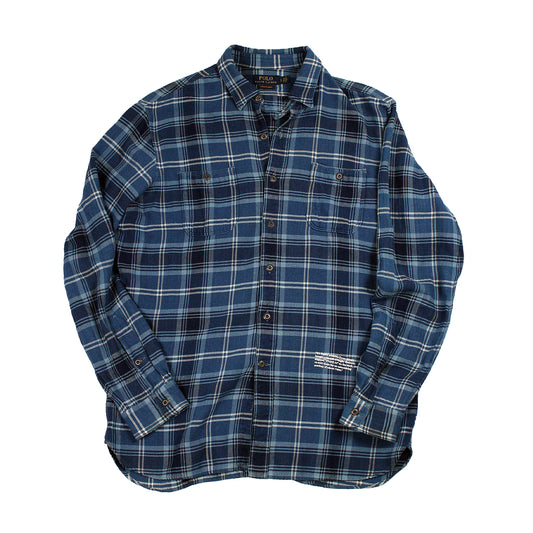 V FOREVER FLANNEL - NAVY (XL)