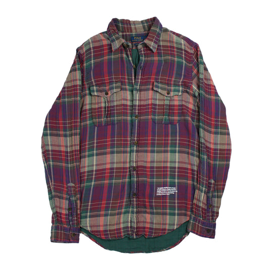 V FOREVER FLANNEL - PURPLE / GREEN (L)