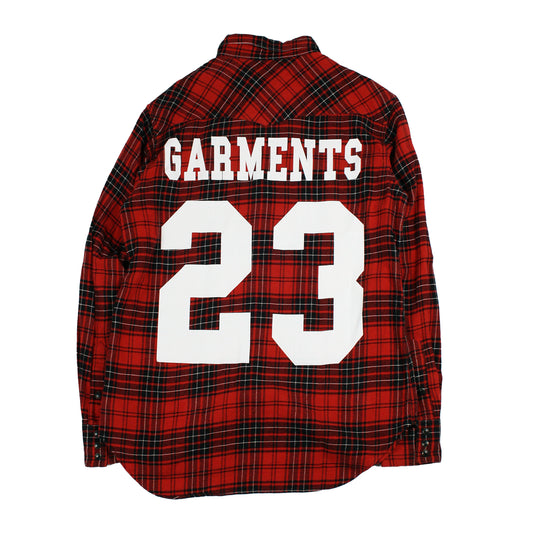 V FOREVER FLANNEL - RED / BLACK (L)
