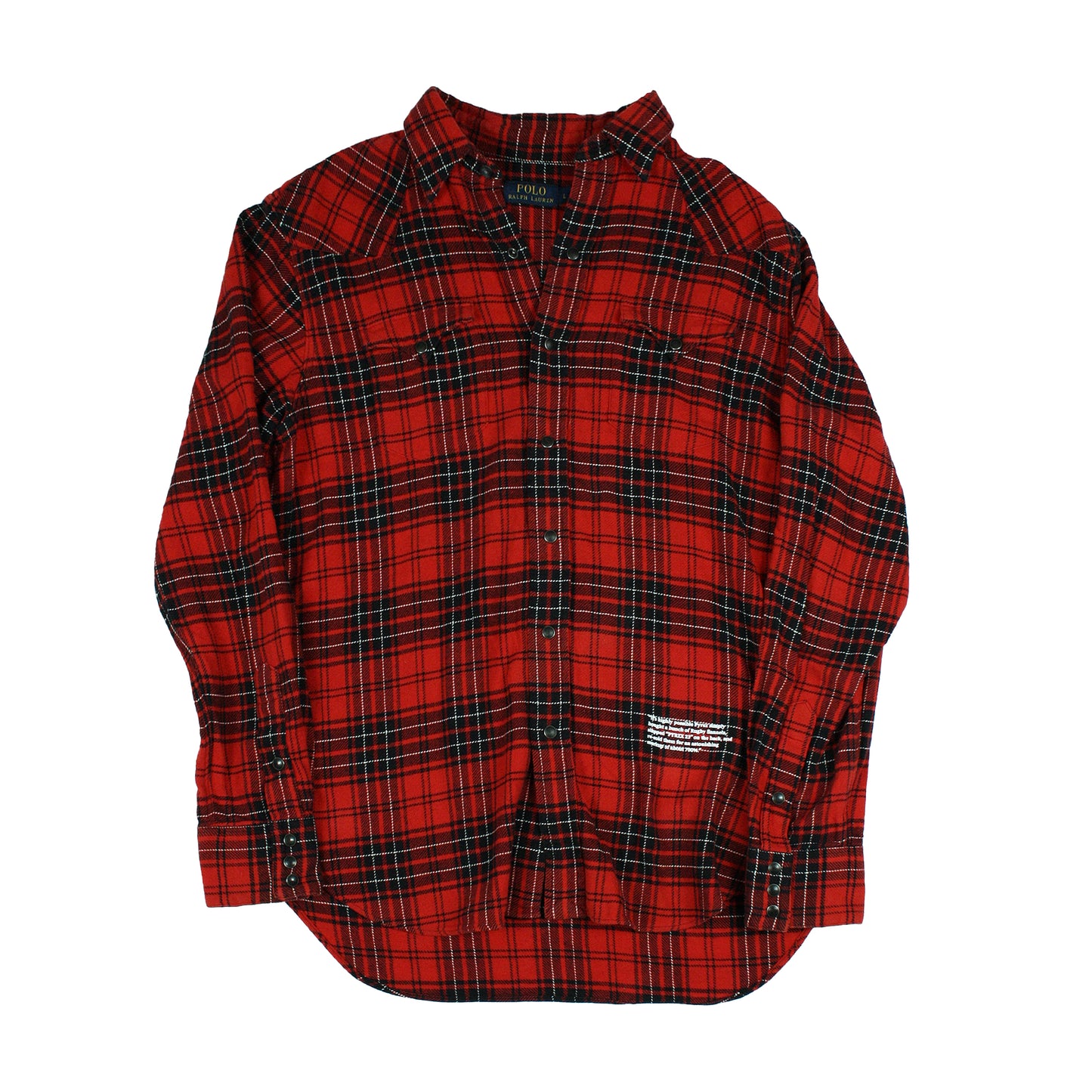 V FOREVER FLANNEL - RED / BLACK (L)