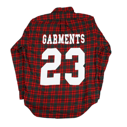 V FOREVER FLANNEL - RED / GREEN (XL)