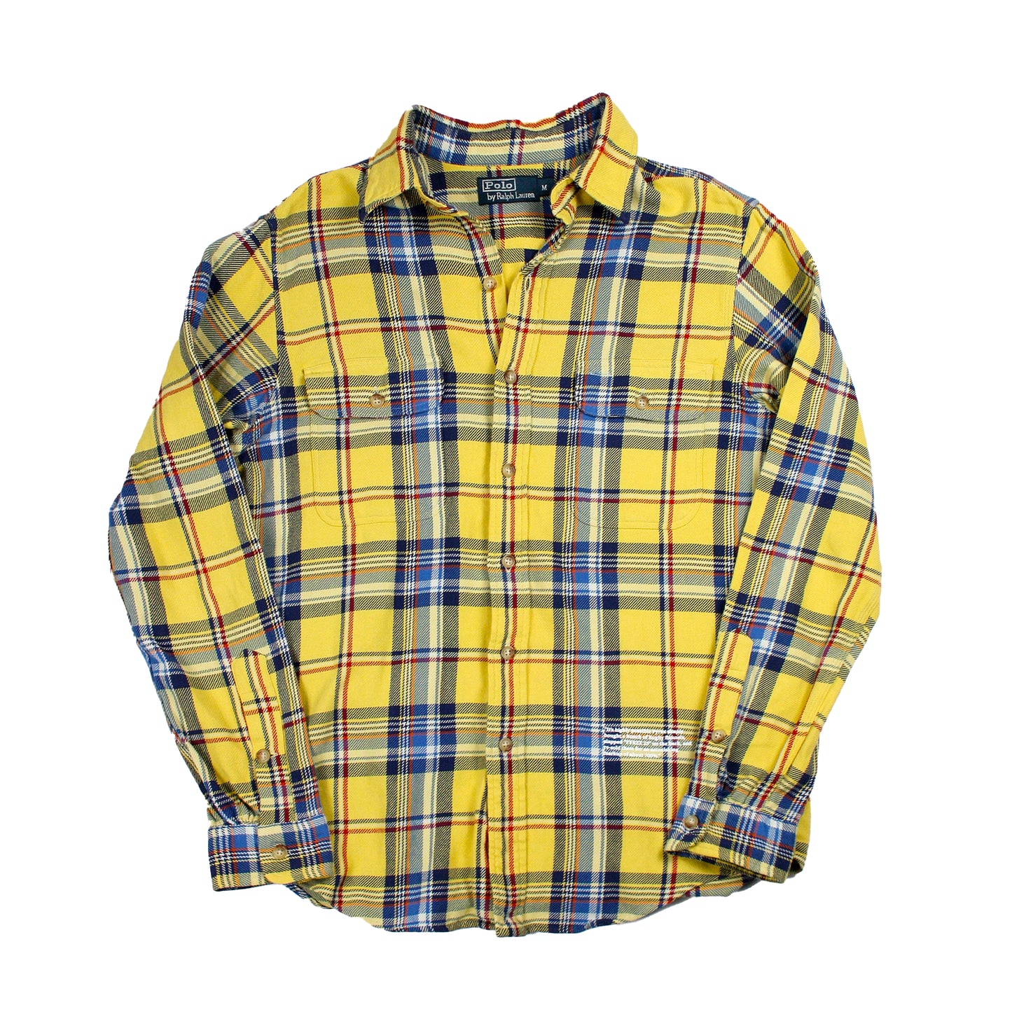 V FOREVER FLANNEL - YELLOW / NAVY (M)